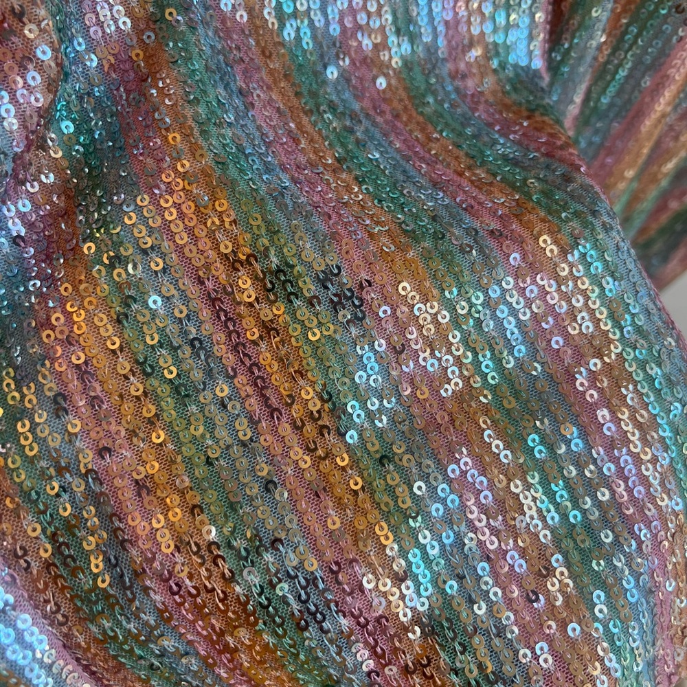 Chelsea & Violet Multicolor Sequin Kids Dress - Picture 3 of 4